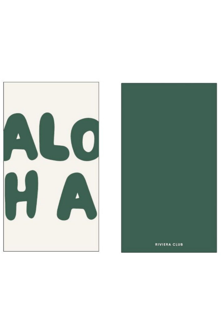 Aloha beach towel