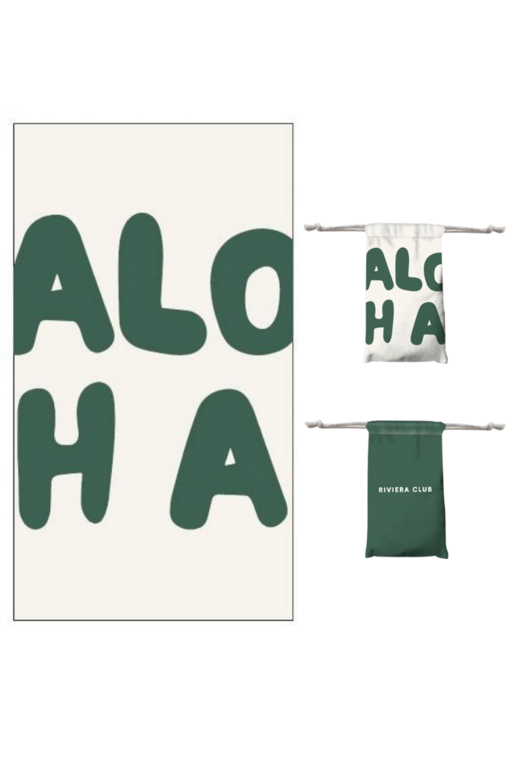 Aloha beach towel