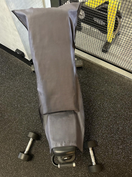 Charcoal workout towel